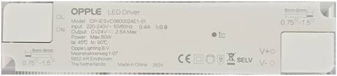 Opple LED-Betriebsgerät Driver IP20 60,0 W - Bild 1