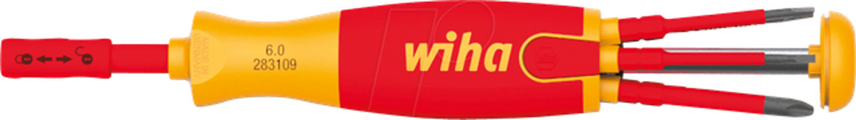 Wiha LiftUp electric Multi-Bit-Schraubendreher mit Bit-Magazin für Schlitz, Pozidriv und PlusMinus/Pozidriv inklusive 6 slimBits - Bild 3