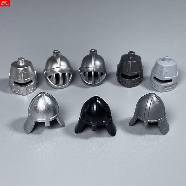 Yiran toy MOC Bausteine Haare Helm Kopfbedeckung Hut für 4cm Figur - Bild 1