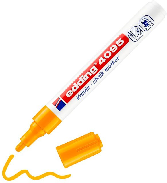 edding 4095 Kreidemarker in Neon-Orange - Bild 1