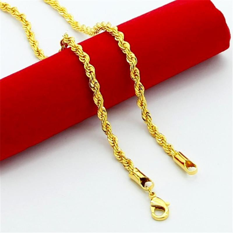 Wucifang Jewelry Halskette, Gold, 55 cm, Unisex - Bild 2