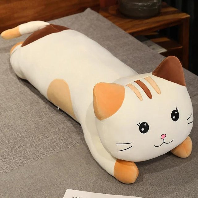 Kidsly Liegende Katze Puppe, Plüsch, 60cm, ab 14 Jahre - Bild 1