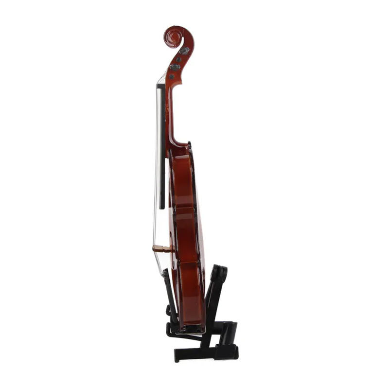 GoolRC Mini Violine aus Holz als dekoratives Musikinstrument-Modell in Braun - Bild 3