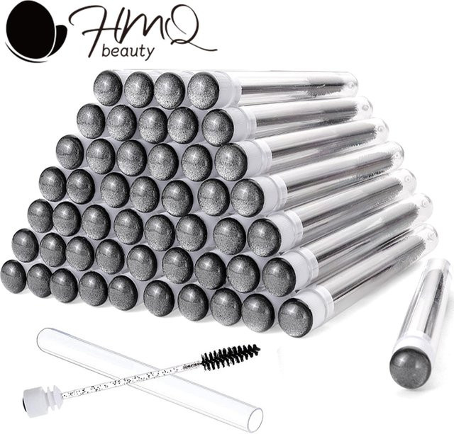 HMQ beauty Einweg Mascara Pinsel, 20 Stück, Schwarz, Glänzend, Unisex - Bild 1