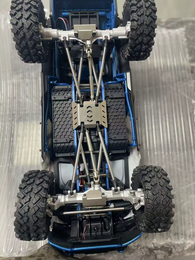 MJX Edelstahlplatten-Chassispanzerung, Ford Mustang, 1:8, Zubehör - Bild 2