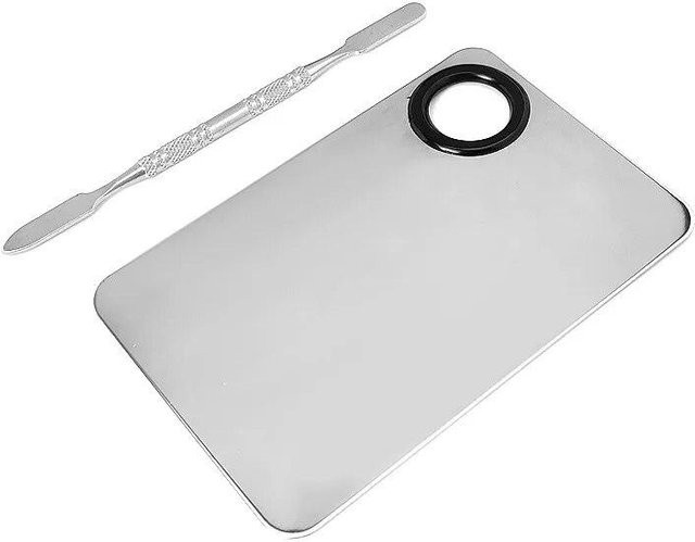Love Home Garden Make-up-Mischpalette mit Spatel, Grau, Glänzend - Bild 1
