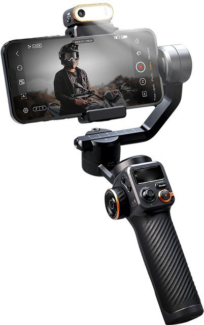 hohem iSteady M6 Kit 3-Achsen Smartphone Gimbal Stabilizer mit OLED-Großbildschirm und AI Tracking in Schwarz - Bild 1