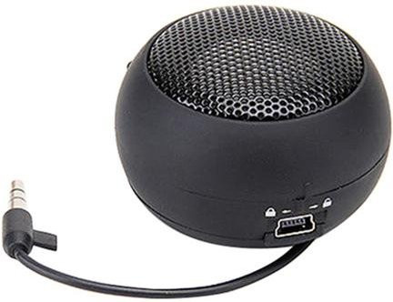 3C Accessories Exclusive Tragbarer Mini-Hamburger-Lautsprecherverstärker für iPod, Laptop und Tablet-PC in Schwarz mit USB-C Anschluss - Bild 1