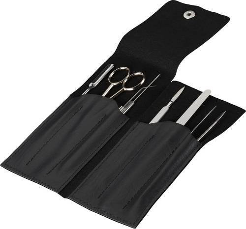 Bresser Optik Mikroskopier-Besteck aus Solinger Edelstahl in Schwarz 5912100 Experimentier-Set - Bild 1