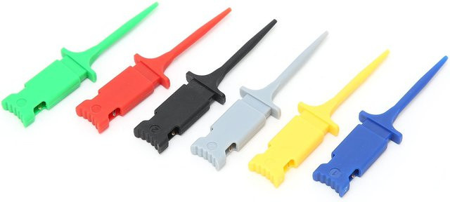TOMTOP JMS Mini IC Testklemmen Set aus PA, 6 Stück, Mehrfarbig für Reparatur und Wartung - Bild 1