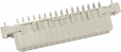 HARTING Federleiste 09224326824 in Grau mit 2 Reihen - Bild 1