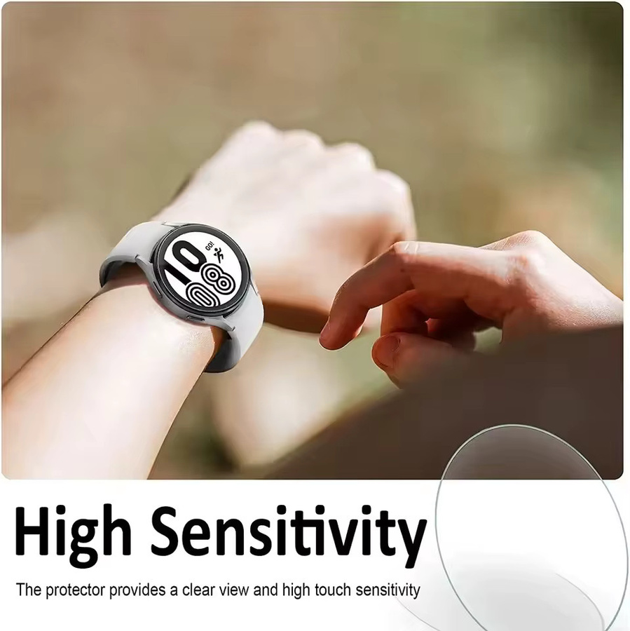 Samsung Displayschutzfolie Glas, 5 Stück, Galaxy Watch6 Watch5 Watch4 Watch3 - Bild 4