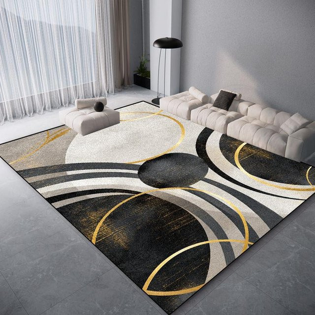 Karpetti Moderner Geometrischer Teppich, Waschbar und Rutschfest, Mehrfarbig, B: 160 cm, T: 200 cm - Bild 1