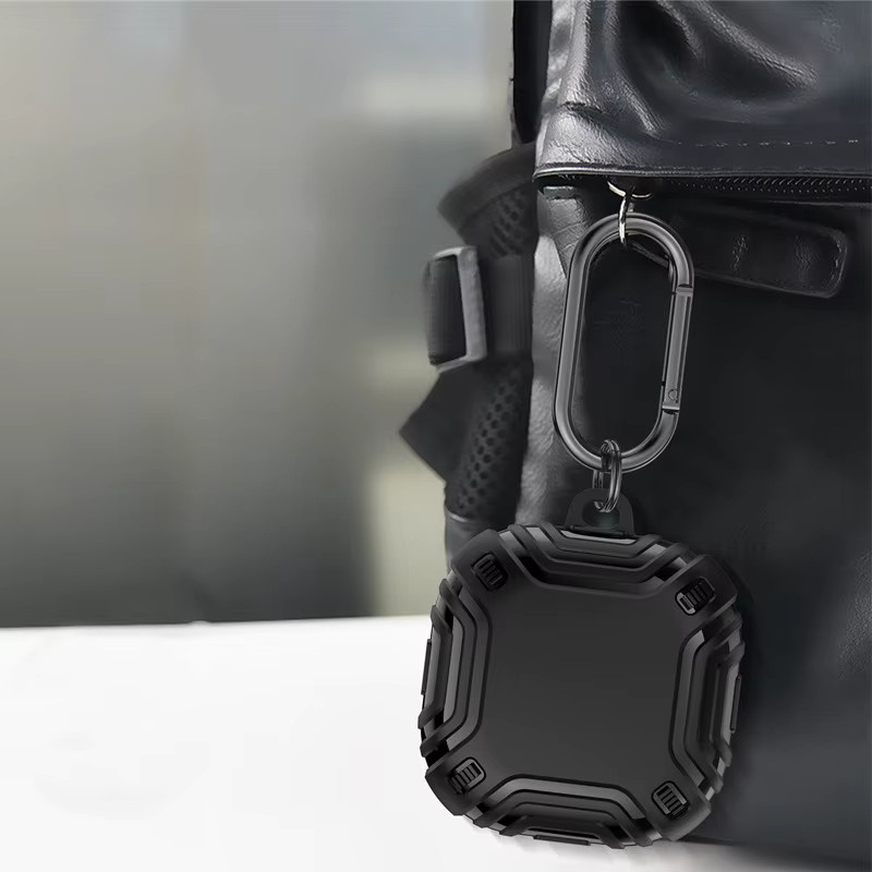 Stoßfeste TPU Schutzhülle für Samsung Galaxy Buds 2 Pro, Buds Live und Buds FE in Schwarz - Bild 5
