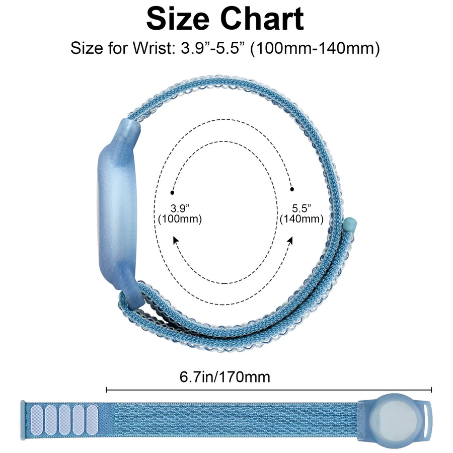 Tobfit Nylon-Armband für Apple AirTag, Kinder - Bild 2