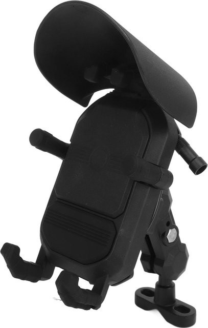 Koogeelife Motorrad Handyhalterung mit 15W kabellosem Schnellladen und Stoßdämpfung in Schwarz, passend für NINJA 250 300 400 650 - Bild 1