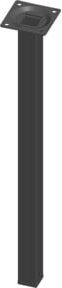 Element System Unterbau-Möbelfuß 11101 aus Stahl und Kunststoff, Farbe: Schwarz, Durchmesser: 25 mm, Höhe: 400 mm, Breite: 25 mm, Tiefe: 1,2 mm - Bild 1