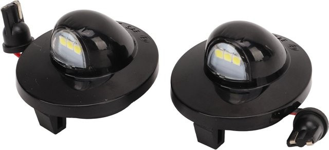 Koogeelife 2er Set Kennzeichenleuchten DC 12V Wasserdicht mit weißem Licht in Schwarz für Ford F-450 Bronco Ranger Explorer - Bild 1