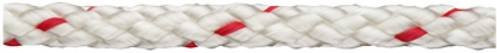 Geflochtene Polypropylenschotleine Dörner + Helmer in Rot und Weiß, Durchmesser: 8 mm, Länge: 150 m - Bild 1