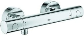 Grohe Grohtherm 800 Cosmopolitan Thermostat-Brausebatterie in Chrom, Einhebelmischer für die Wandmontage mit Safety Stop und Wassersparfunktion - Bild 1