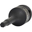 KS Tools 1/2" Kraft-Bit-Stecknuss Innensechskant 6mm aus Edelstahl in Schwarz - Bild 2