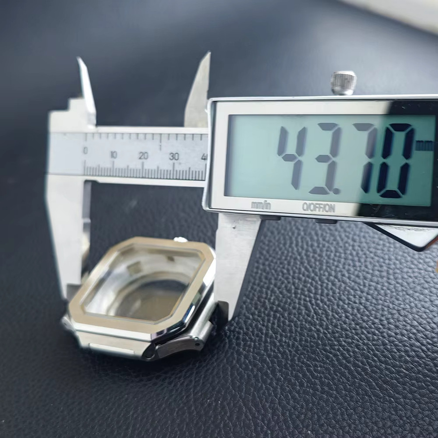 Dwayne Campbell Uhrengehäuse Edelstahl, Silber, Herren, 43,7 mm - Bild 3