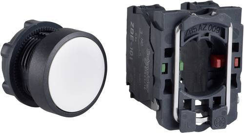 Schneider Electric XB5AA15 Drucktaster Weiß, IP66 IP67 IP69 IP69K, B/T/H: 30 x 52 x 42 mm - Bild 1