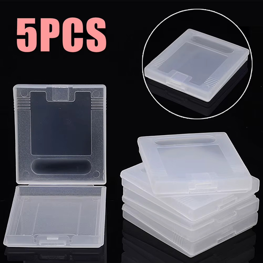 5 bis 50 Stück transparente Spielkassetten-Schutzhüllen als Staubschutz-Abdeckung und Aufbewahrungsbox für Nintendo Game Boy Color, Pocket, GBC und GBP - Bild 5