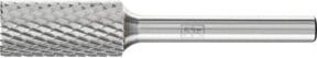 PFERD TOOLS Hartmetall Frässtift Zylinder ZYAS stirnverzahnt, Farbe: Silber, Durchmesser: 12 mm, Länge: 25 mm, Schaft-Durchmesser: 6 mm, Körnung: mittel fein, Z4 universal - Bild 1
