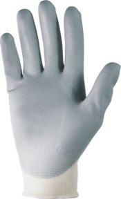Honeywell Camapur Comfort 619 Schutzhandschuhe aus Polyamid mit Nitril- und PUR-Beschichtung in Weiß/Grau, Größe 11 - Bild 1