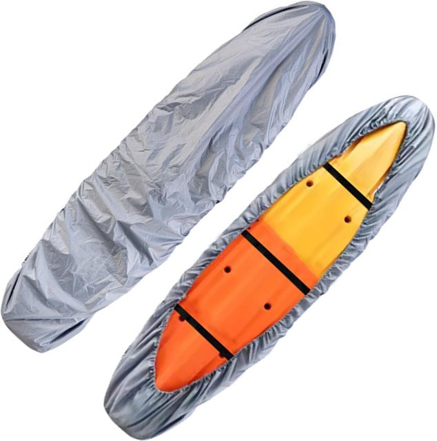 TOMTOP JMS Kajak-Abdeckung aus Polyester, wasserdicht und UV-beständig, grau - Bild 1