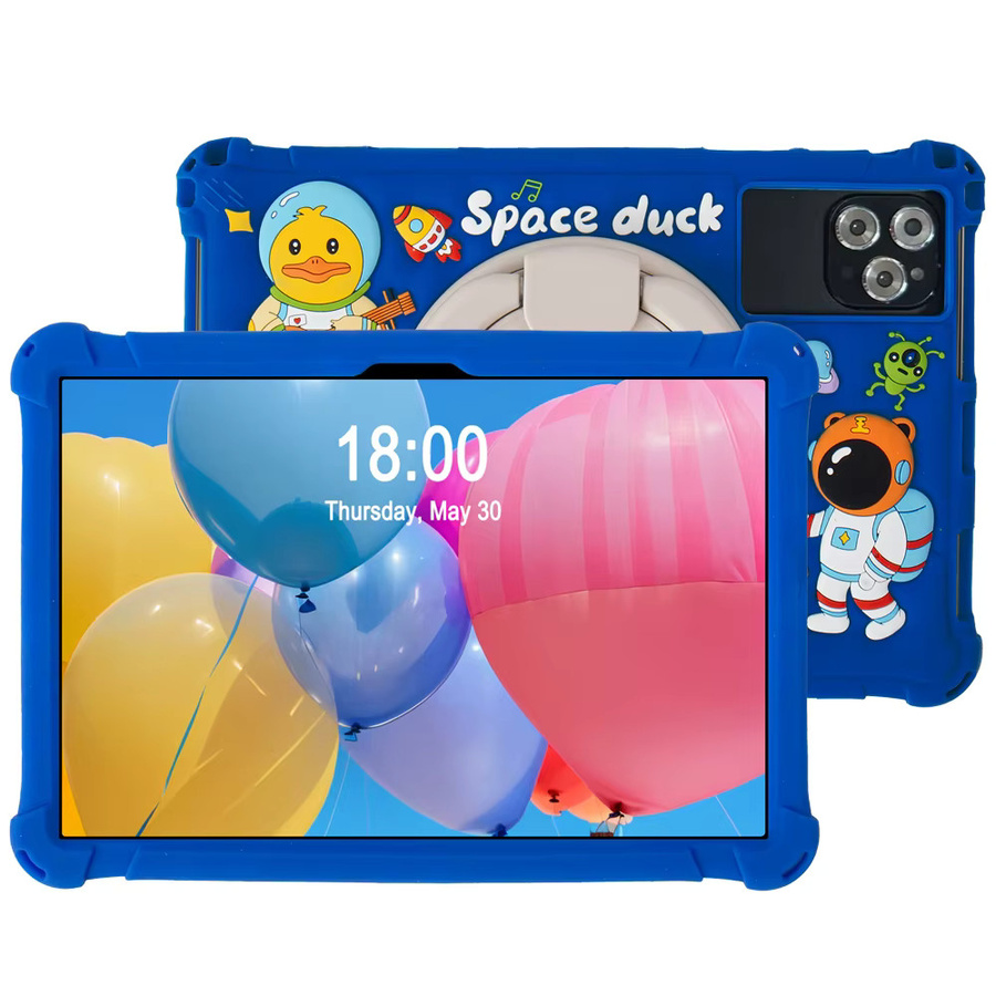 BDF Kinder-Tablet 10,1 Zoll mit Android 11, 4GB RAM, 64GB Speicher, Blau, mit 3G-Unterstützung und SIM-Karten-Slot - Bild 1