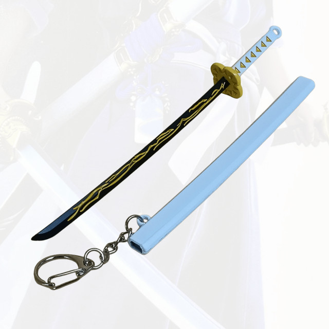 Bandai Dämon Slayer Agatsuma Zenitsu Metall Schwert, Ninja, Samurai, Zubehör - Bild 1