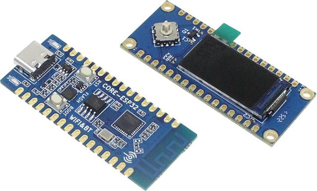 Espressif ESP32-C3 Entwicklungsboard mit LCD-Core, 2,4G Antenne, 32 Pins, WiFi und Bluetooth für Arduino und MicroPython - Bild 1