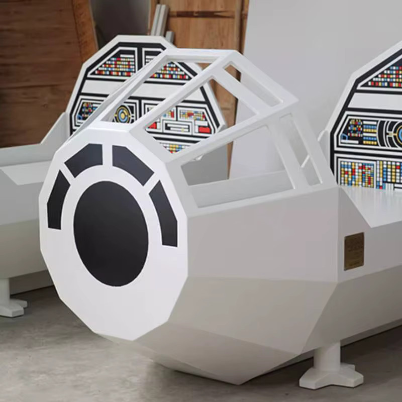 ZHIO Kinderbett im skandinavischen Design aus Bambus in Weiß - Bild 3