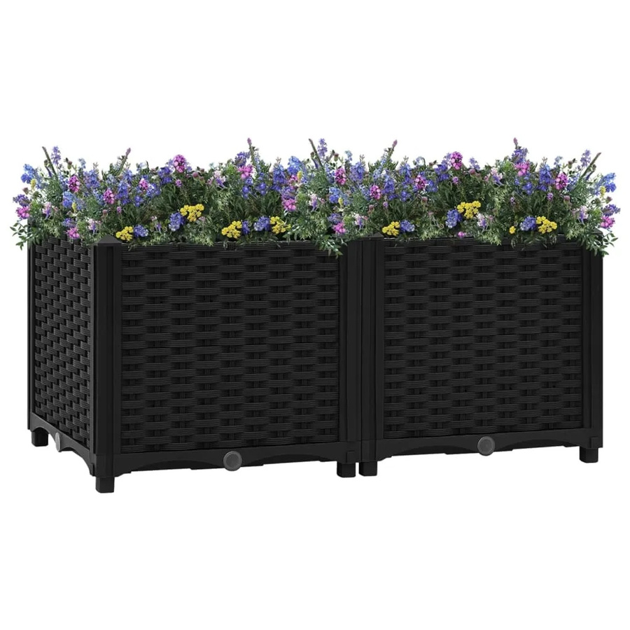 Hochbeet furnicato aus Polypropylen B/T/H: 80 x 40 x 38 cm - Bild 2