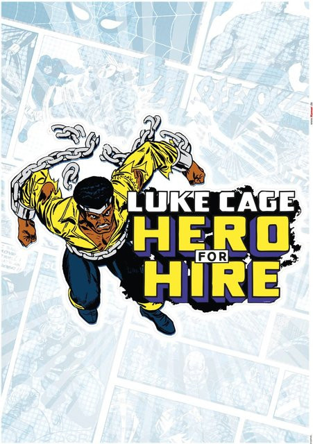 Komar Deko-Sticker Luke Cage Classic, Multicolor, Breite: 50 cm, Höhe: 70 cm - Bild 1
