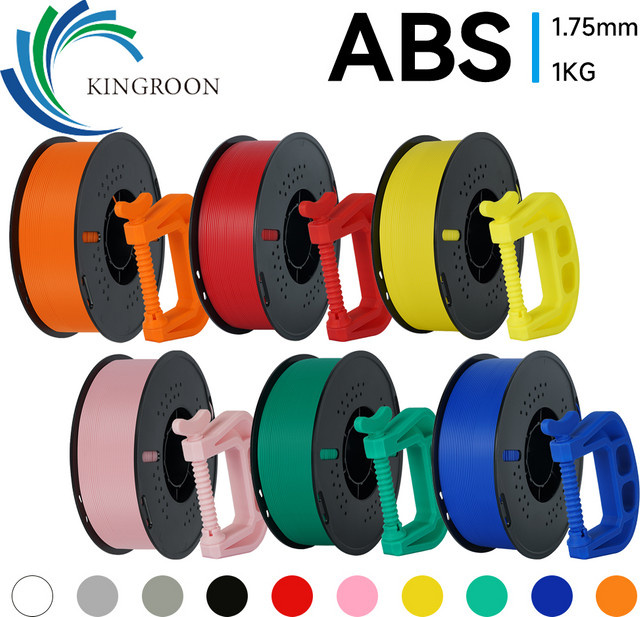 KINGROON ABS-Filament 1,75 mm für FDM-3D-Drucker in Blau und Mehrfarbig - Bild 1