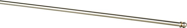 Boviva Vitragenstange Nizza aus Metall in Silber, ausziehbar von 80 bis 150 cm - Bild 1