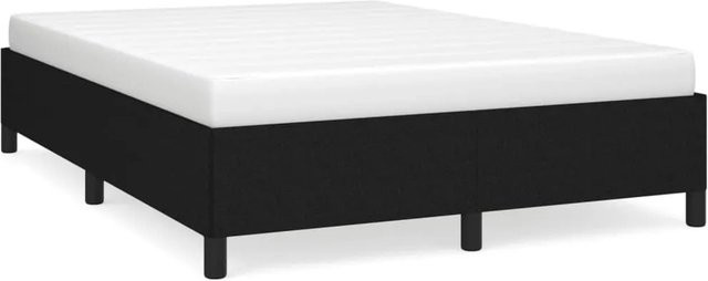 vidaXL Bettgestell mit Stoffbezug in Schwarz, B/T/H: 140 x 190 x 143 cm - Bild 1