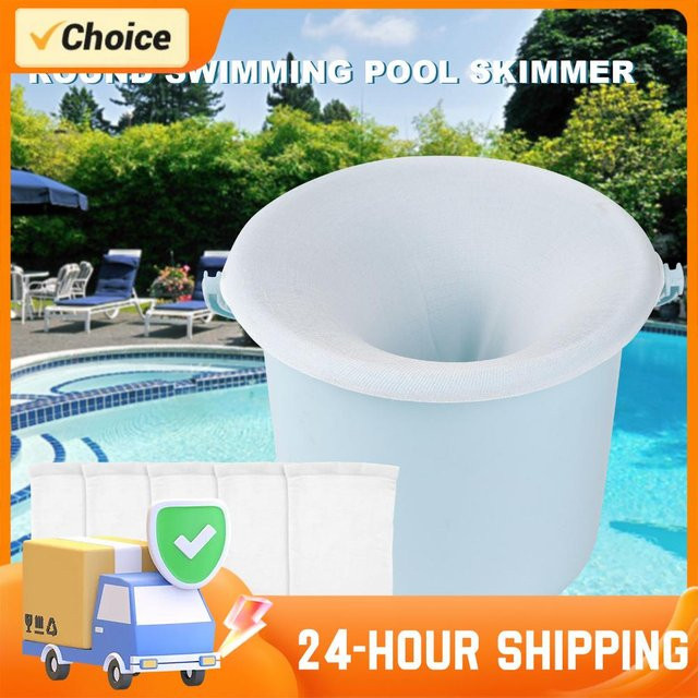 APWIKOGER Reinigungsfilter-Aufbewahrungssocken für Pool-Skimmer aus Nylon, Weiß - Bild 1