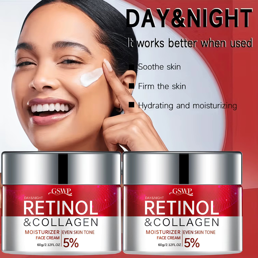 GSWP Retinol Feuchtigkeitscreme mit Retinol und Proteinen, 60g/120g - Bild 2