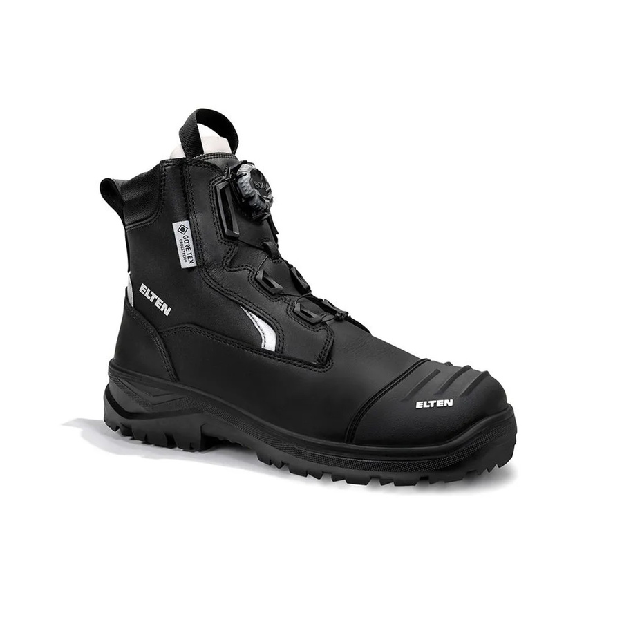 Elten Feuerwehrstiefel Fraser Pro BOA GTX Mid ESD S1P aus Rindleder, Farbe Schwarz, Größe 39 - Bild 2