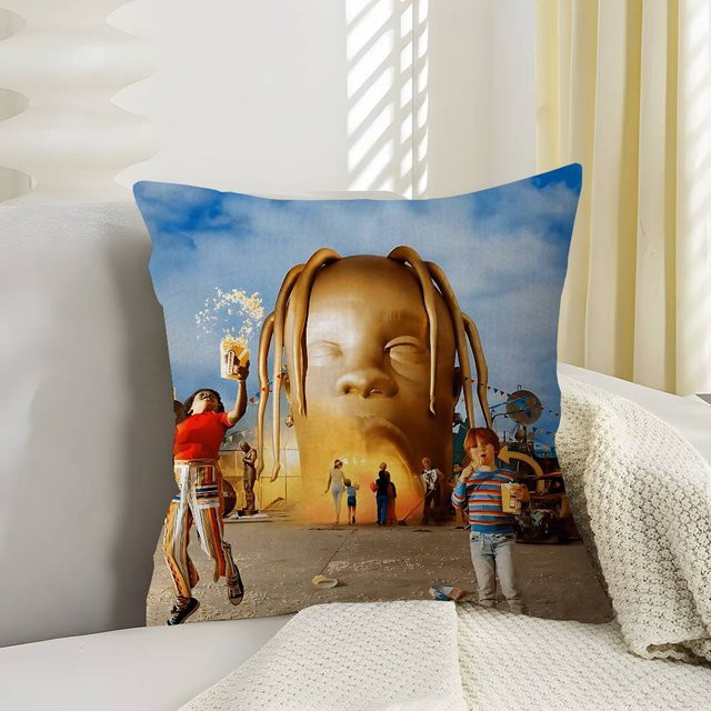 Personalisierte Kissenhülle JMG Clothing Wilde Party Dekor für Kinderzimmer, Blau, B/T/H: 45 x 45 x 45 cm - Bild 1
