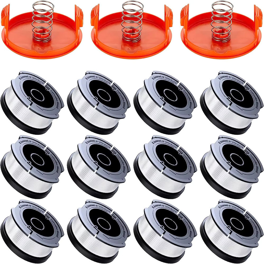 15er-Pack Black+Decker Ersatzspulen AF-100 mit Autofeed-Fadentrimmer-Schnur, 0,065 Zoll - Bild 5