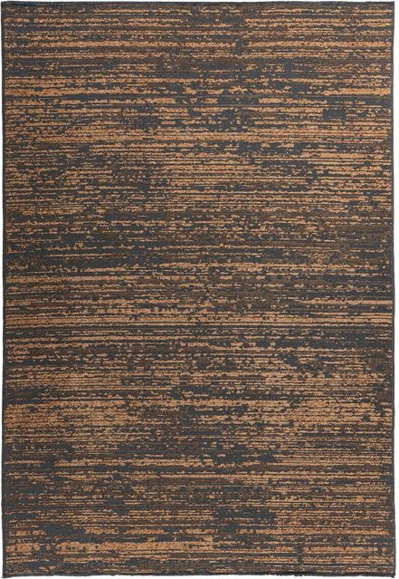Kayoom Flachgewebeteppich Kalea 125 Gelb mit Relief-Design im Used-Look, B/H/T: 80 x 0,8 x 150 cm - Bild 1