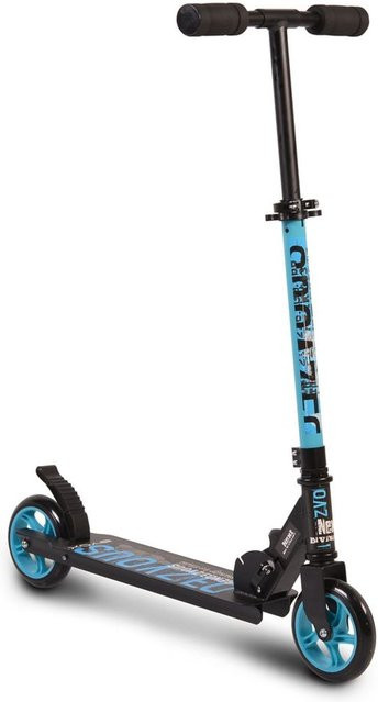 Byox Rendevous Kinderroller, blau, höhenverstellbar, klappbar, mit PU-Räder, ABEC-7 - Bild 1