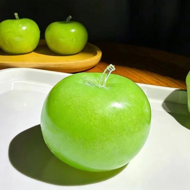 Grüner Apfel Slushie Squishy Fidget Spielzeug, knusprig, formbar - Bild 1