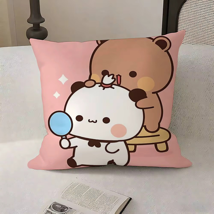 Weicher BuBu DuDu Kissenbezug aus Plüschstoff mit doppelseitigem Print von Bilibili - Bild 4