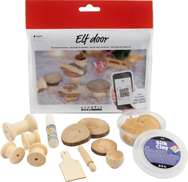 Creativ Company Mini Bastelset Wichteltür Kekse backen Holz - Bild 1